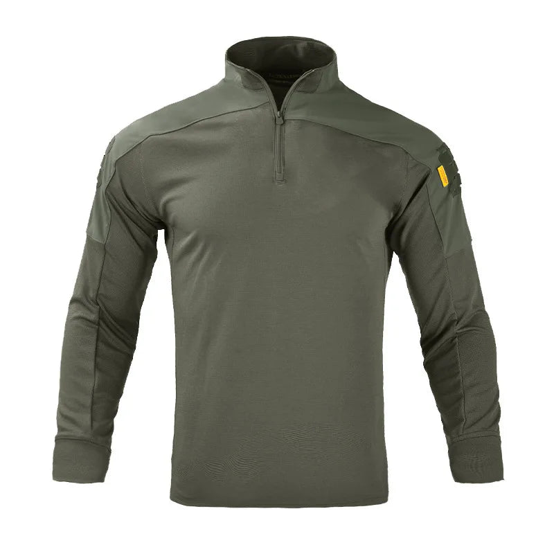 Men's Tactical Long Sleeve Shirt 1/4 Zip