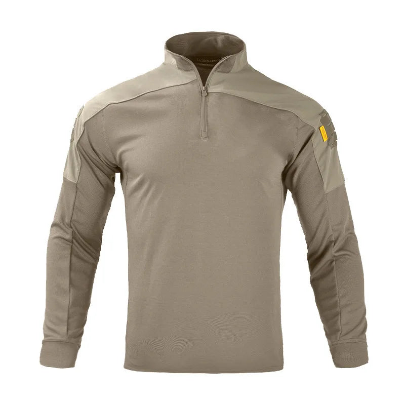 Men's Tactical Long Sleeve Shirt 1/4 Zip