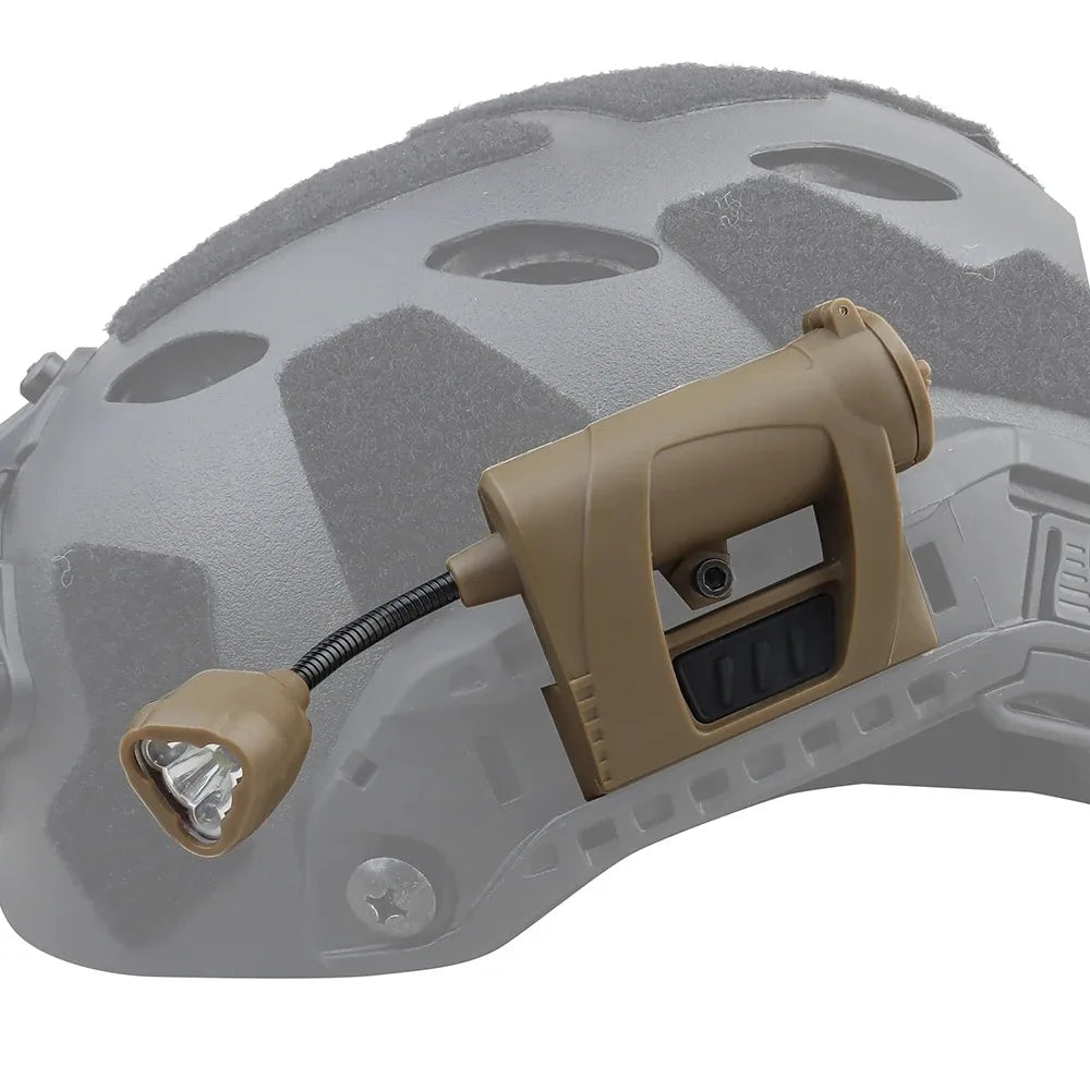 Linterna táctica para casco
